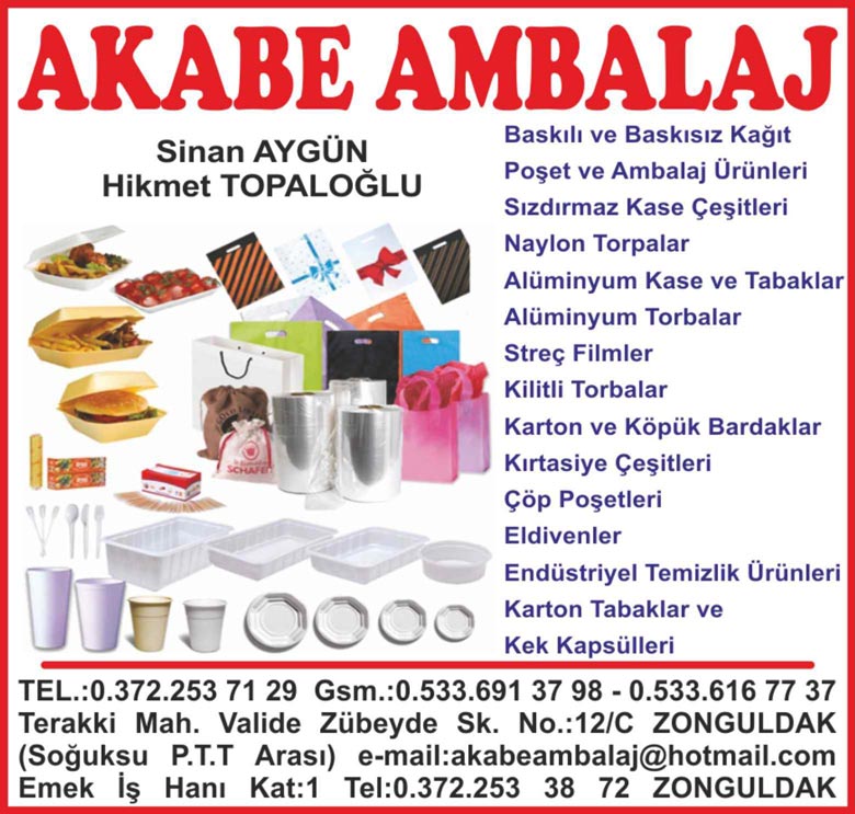 Akabe Ambalaj Zonguldak