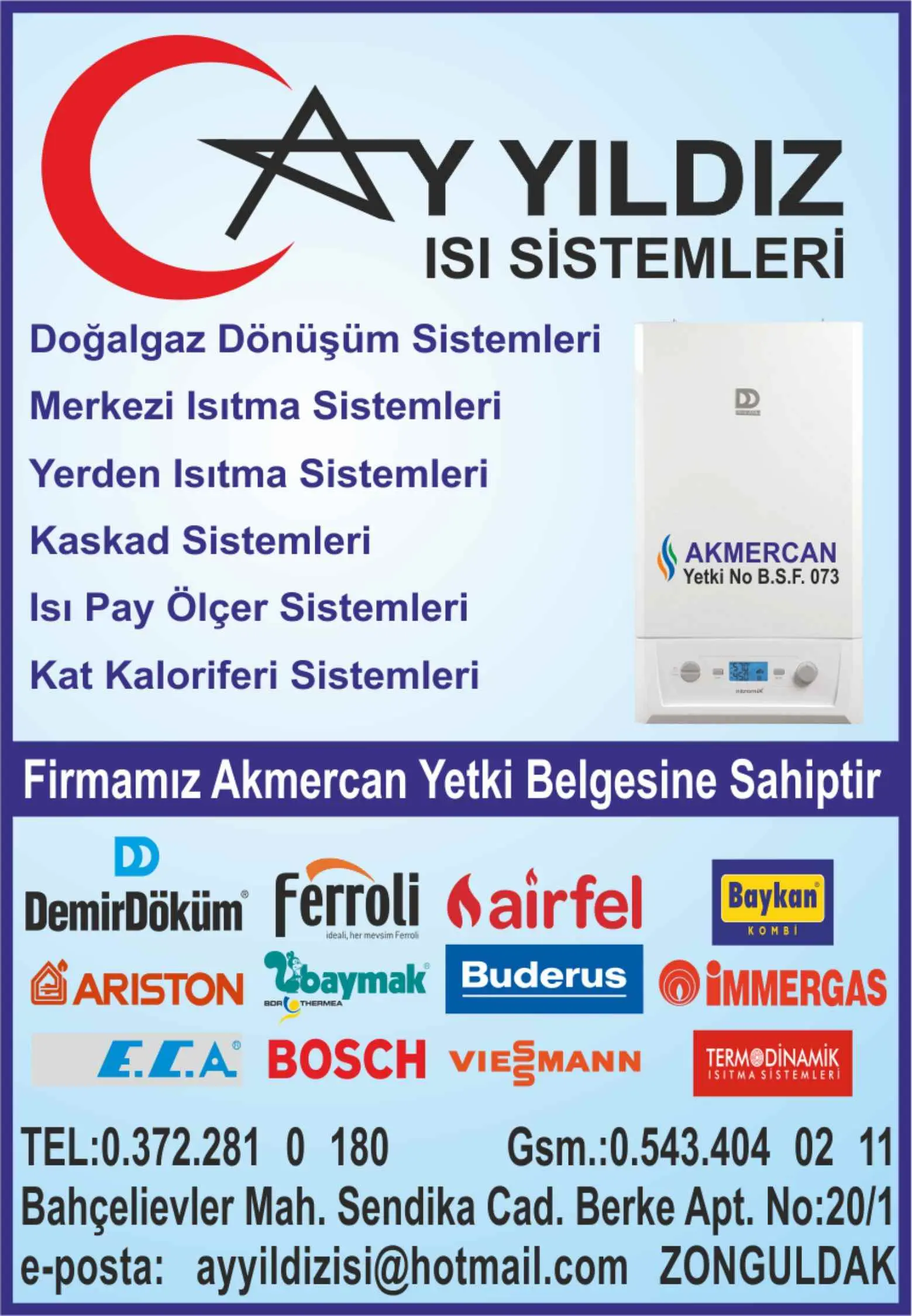 Ay Yıldız Isı Sistemleri Zonguldak