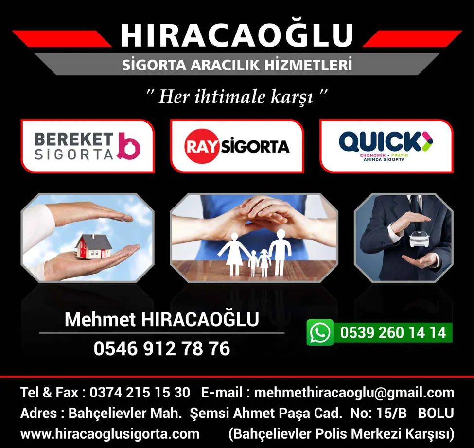 Hıracaoğlu Sigorta Bolu