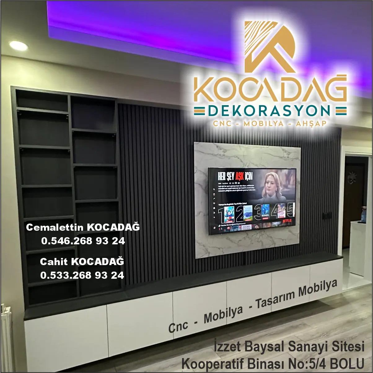 kocadağ mobilya dekorasyon bolu