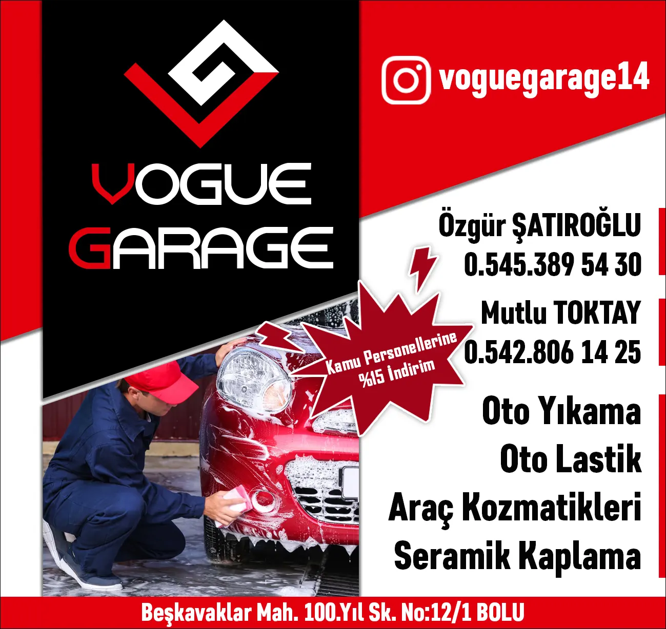 Vogue Garage Bolu