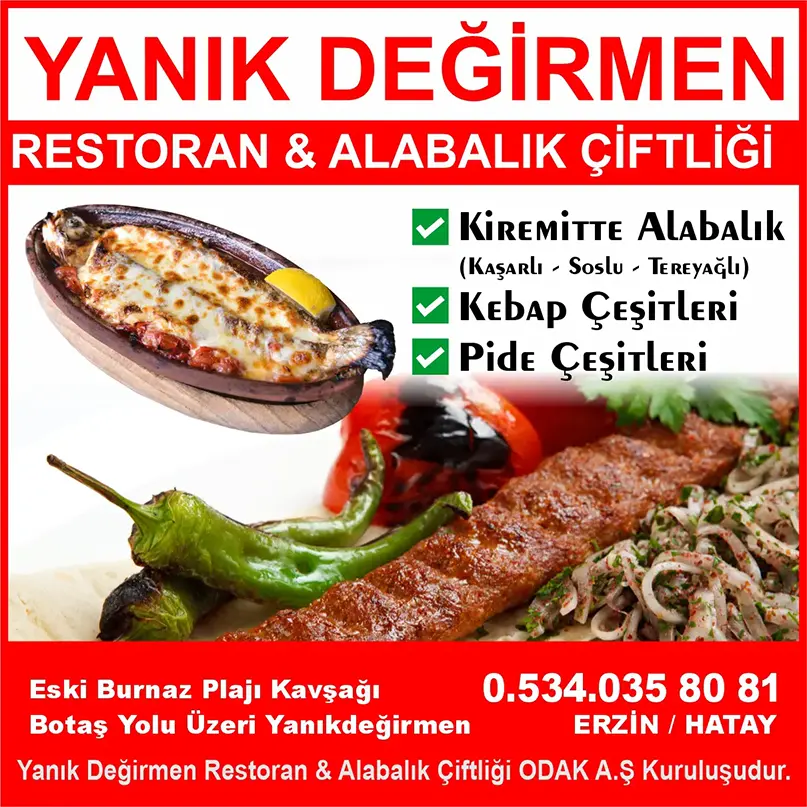 Yanıkdeğirmen Alabalık Çiftliği Erzin